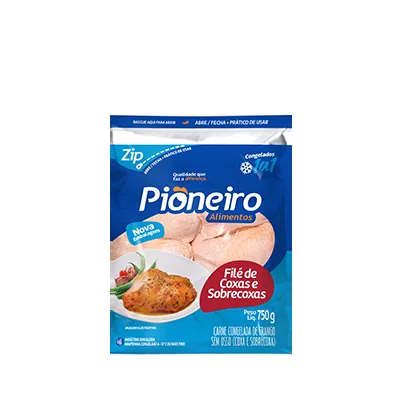 Filé de Coxas e Sobrecoxas IQF 750g
