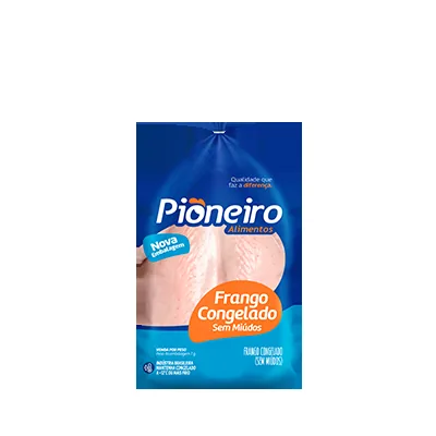 Frango Inteiro sem Miúdos Congelado Venda por Peso