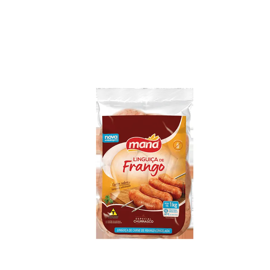 Linguiça de Carne de Frango Congelada 1kg